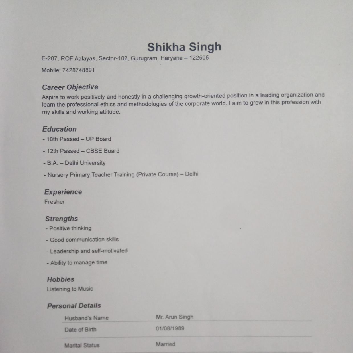 Shikha Singh