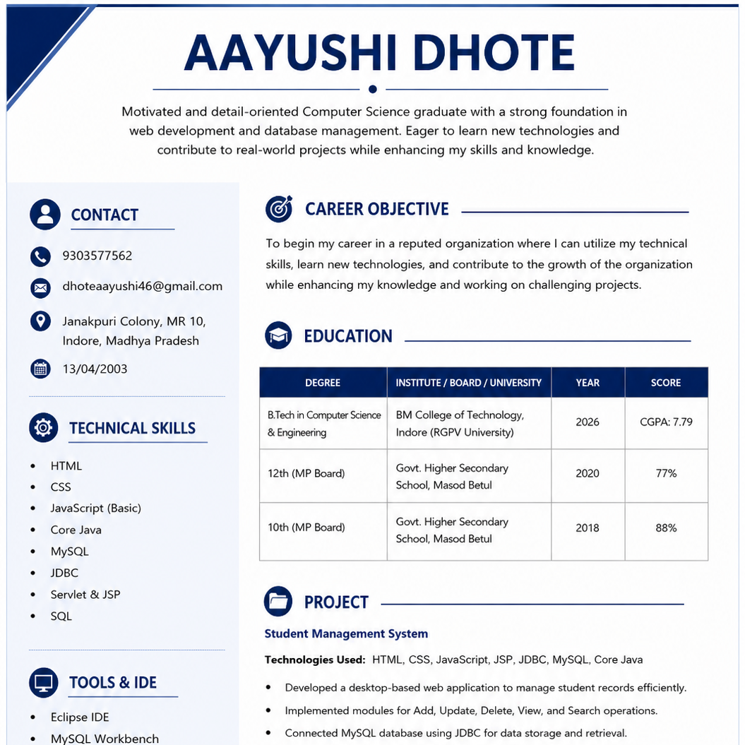 Aayushi Dhote