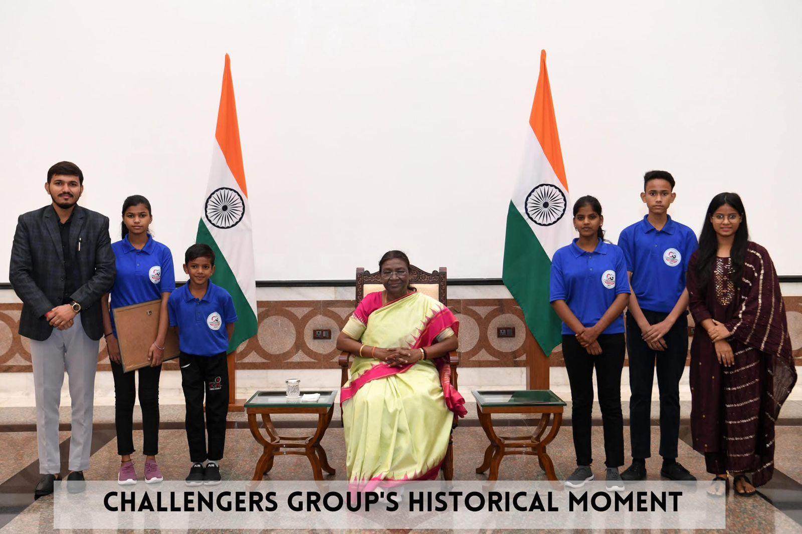 Appreciated by President of India hon'ble SMT. Draupadi Murmu for Educating Underprivileged Children