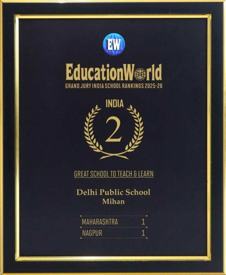 Nagpur’s Number 1 under the category ‘Great School to Teach & Learn’